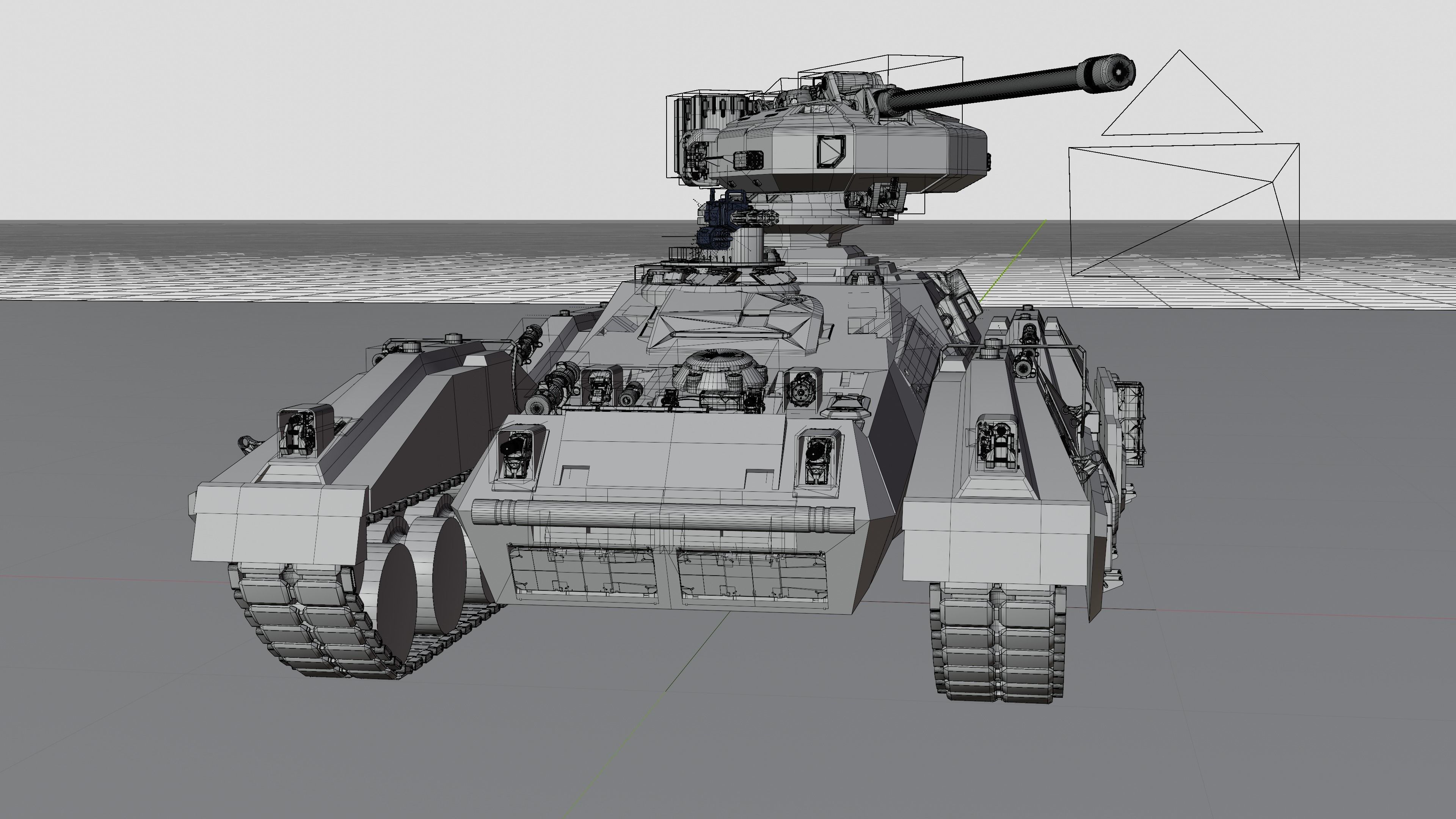 Sci-Fi Tank - Halo Scorpion Free 3D model_7