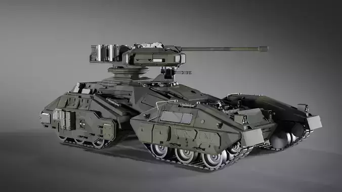 Sci-Fi Tank - Halo Scorpion Free 3D model