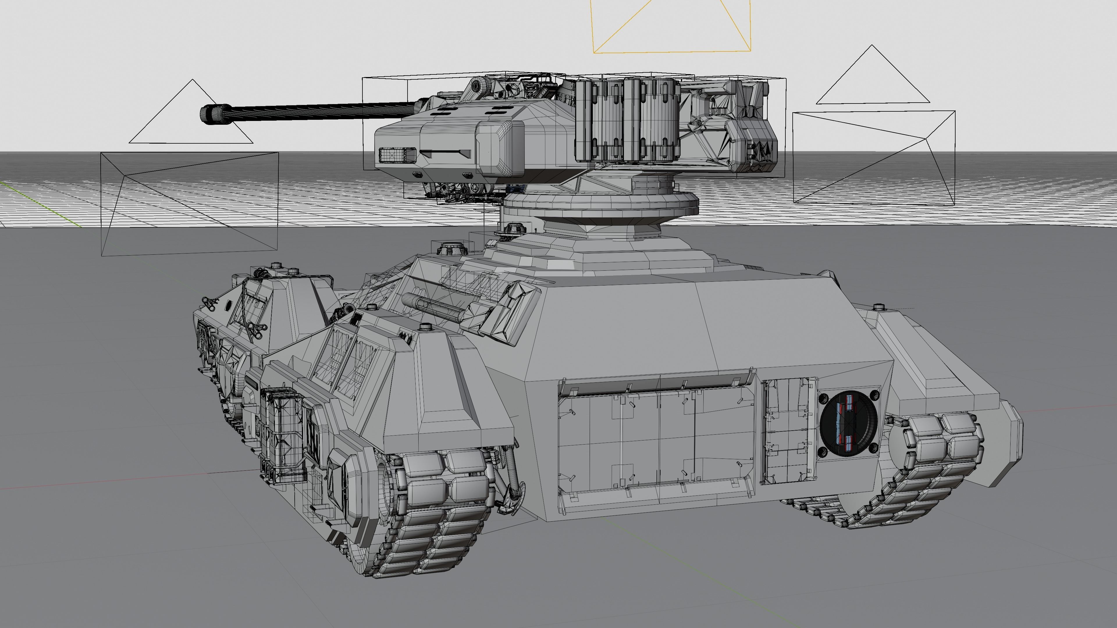 Sci-Fi Tank - Halo Scorpion Free 3D model_6