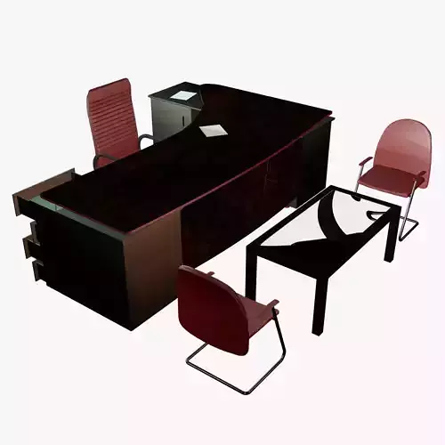 desk administrative 3D model