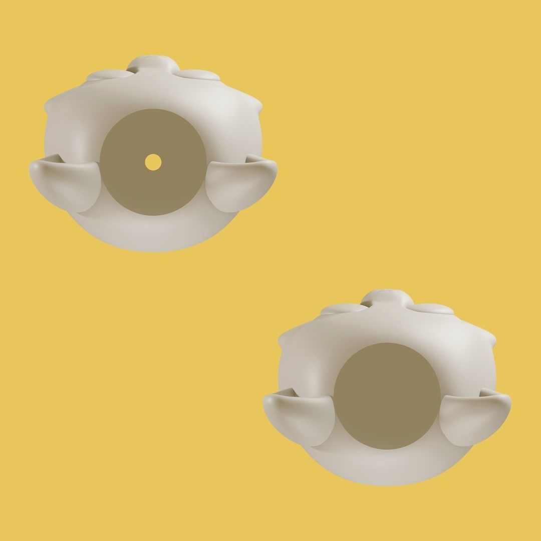 Kitty Head Plant Pot - Succulent- Planter 3D print model_5