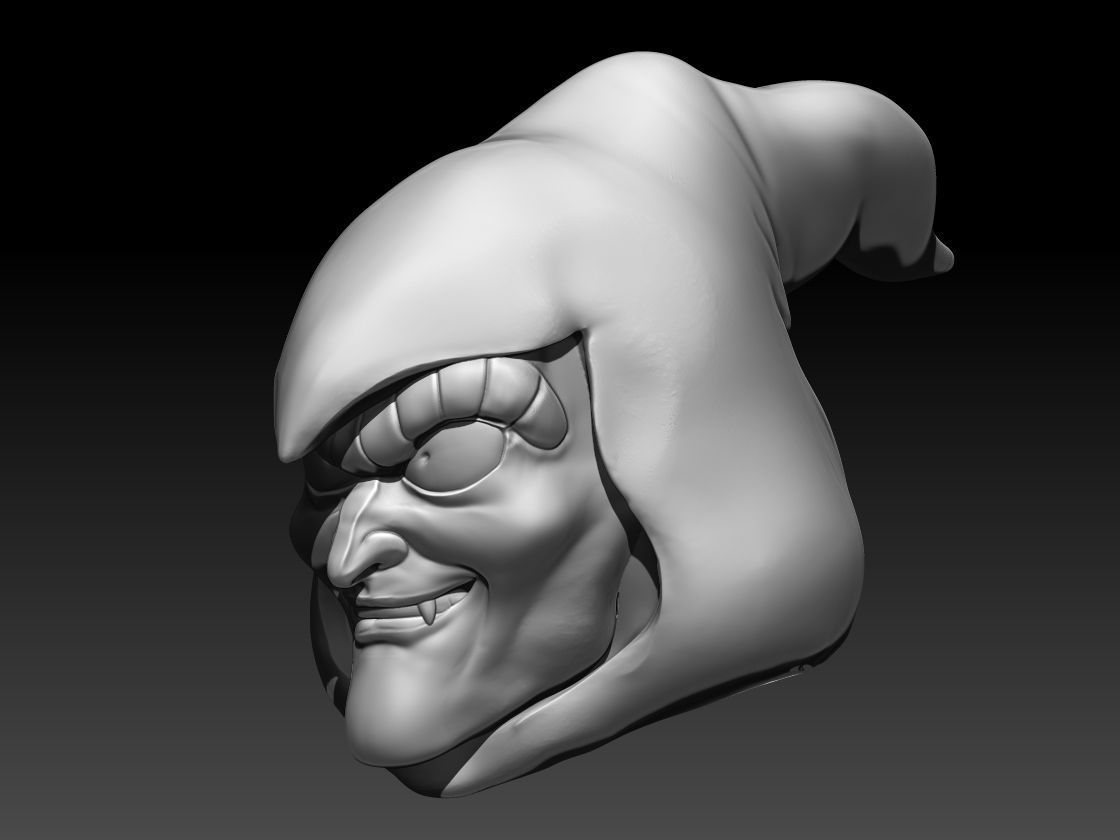 Hobgoblin Animated head sculpt for Marvel Legends figure 3D print model_1