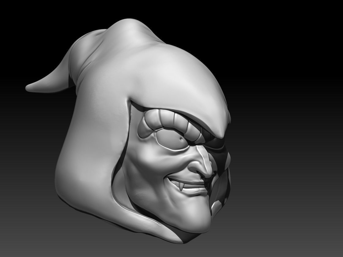 Hobgoblin Animated head sculpt for Marvel Legends figure 3D print model_2