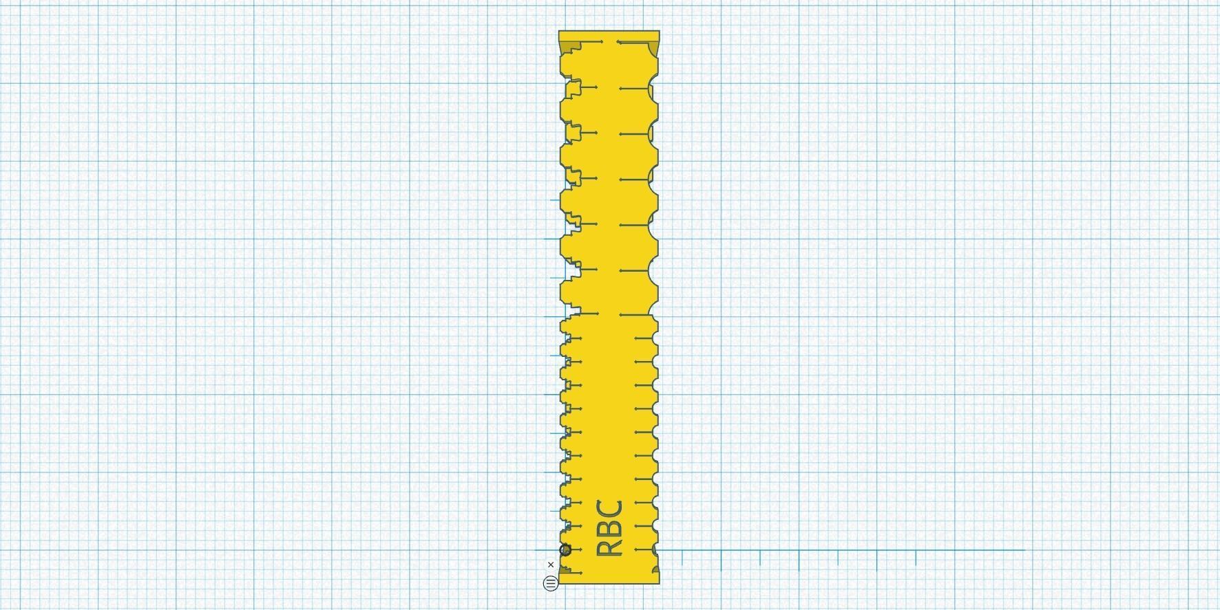 33-36 Half-Cove and Fancy 3D print model_2