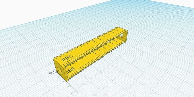 45-48 Sawtooth and Chisel 3D print model