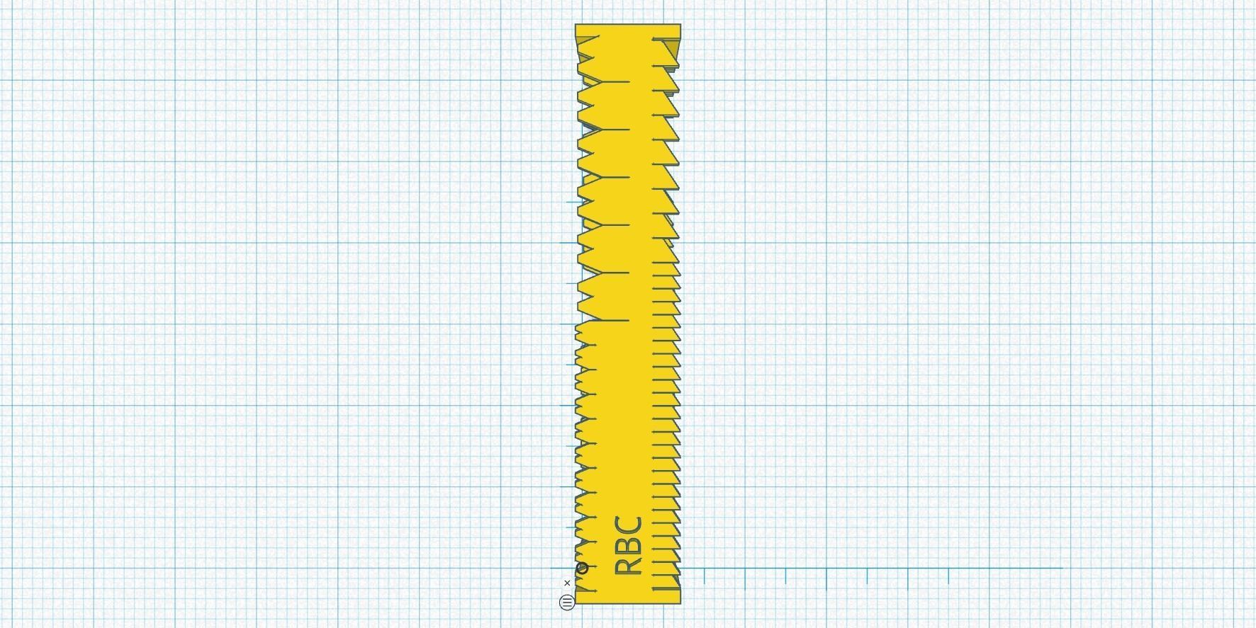 45-48 Sawtooth and Chisel 3D print model_2