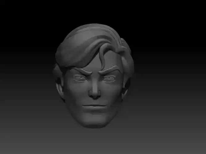 Spiderman Peter Parker Animated head sculpt for Marvel Legends 