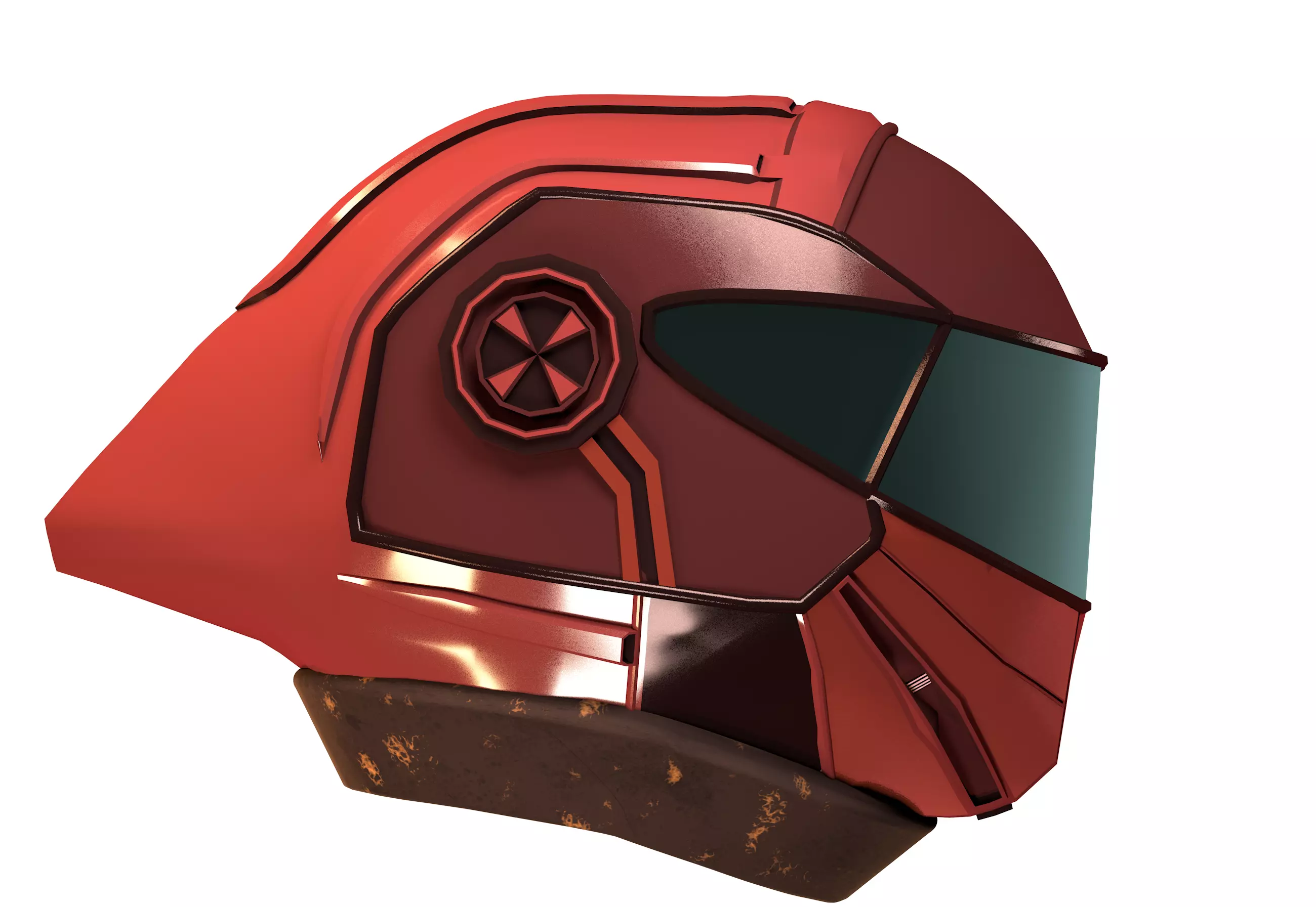 Semi-Retro Helmet A 3D model_0