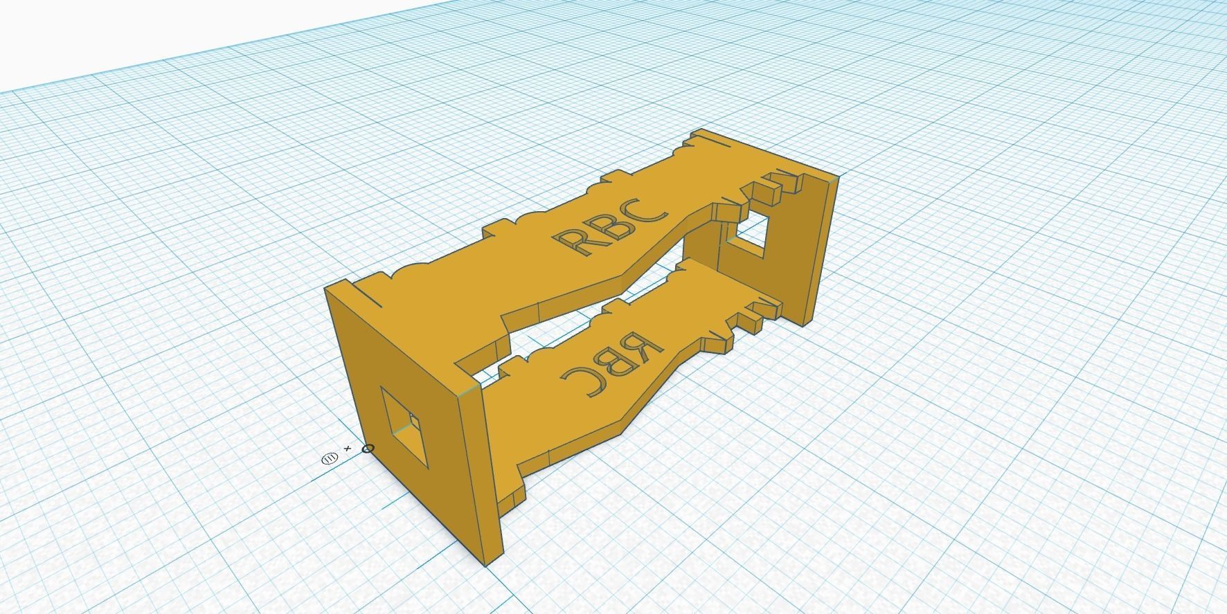 Pillars G-H 3D print model_1