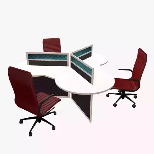 Triple desk