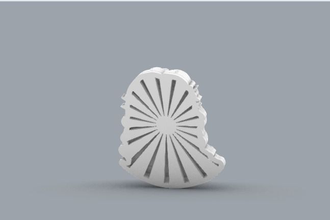 Jesus Head 3D print model_1