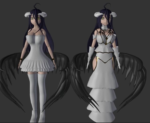 Albedo Overlord Version 2 Mesh 3D model_9