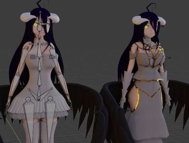 Albedo Overlord Version 2 Mesh 3D model_10