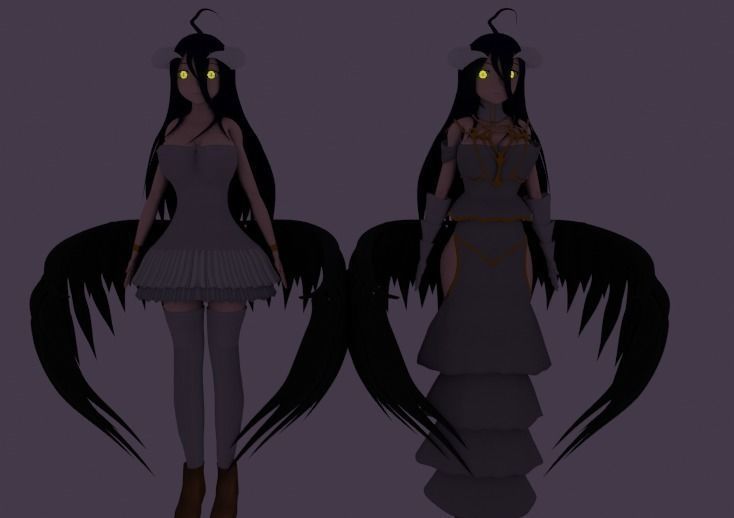 Albedo Overlord Version 2 Mesh 3D model_11