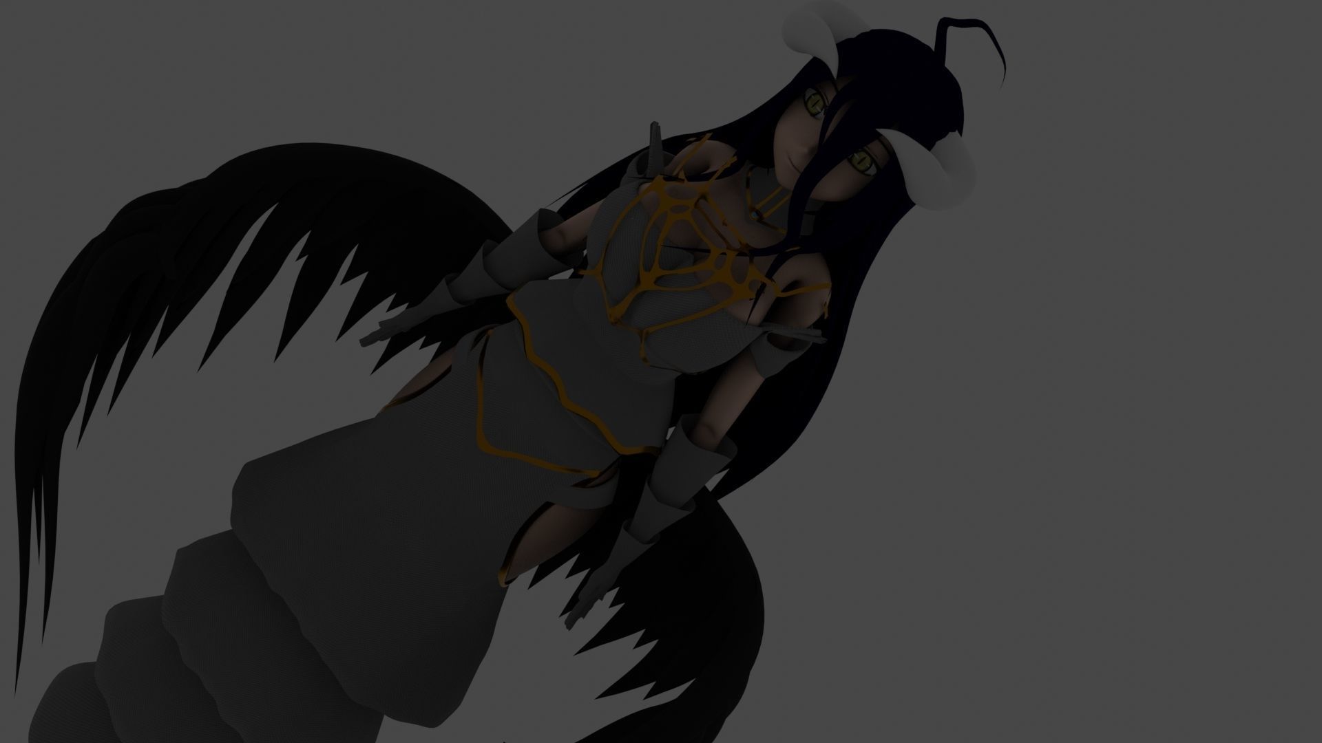 Albedo Overlord Version 2 Mesh 3D model_5