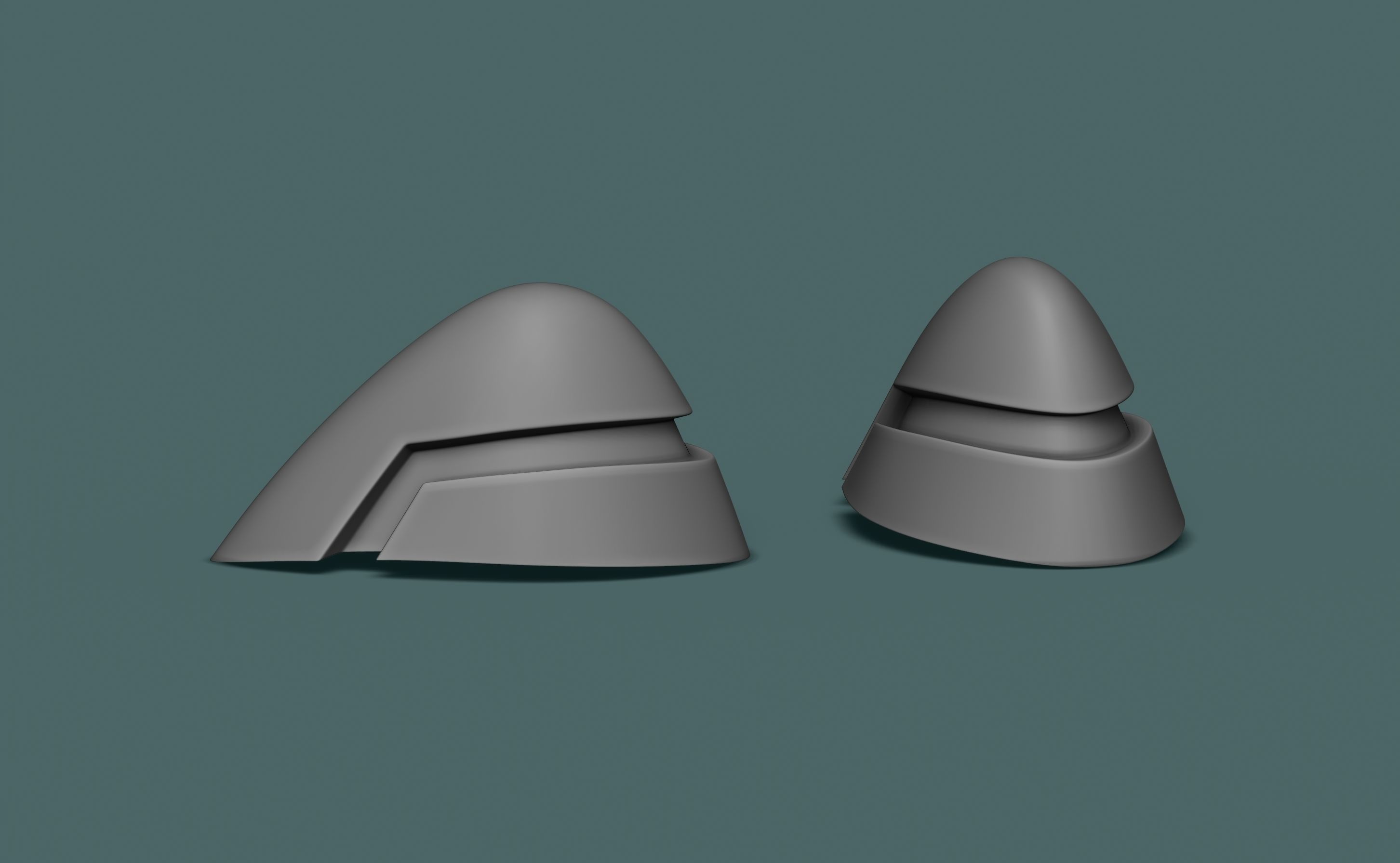 Asuka hair clips 3D print model_3