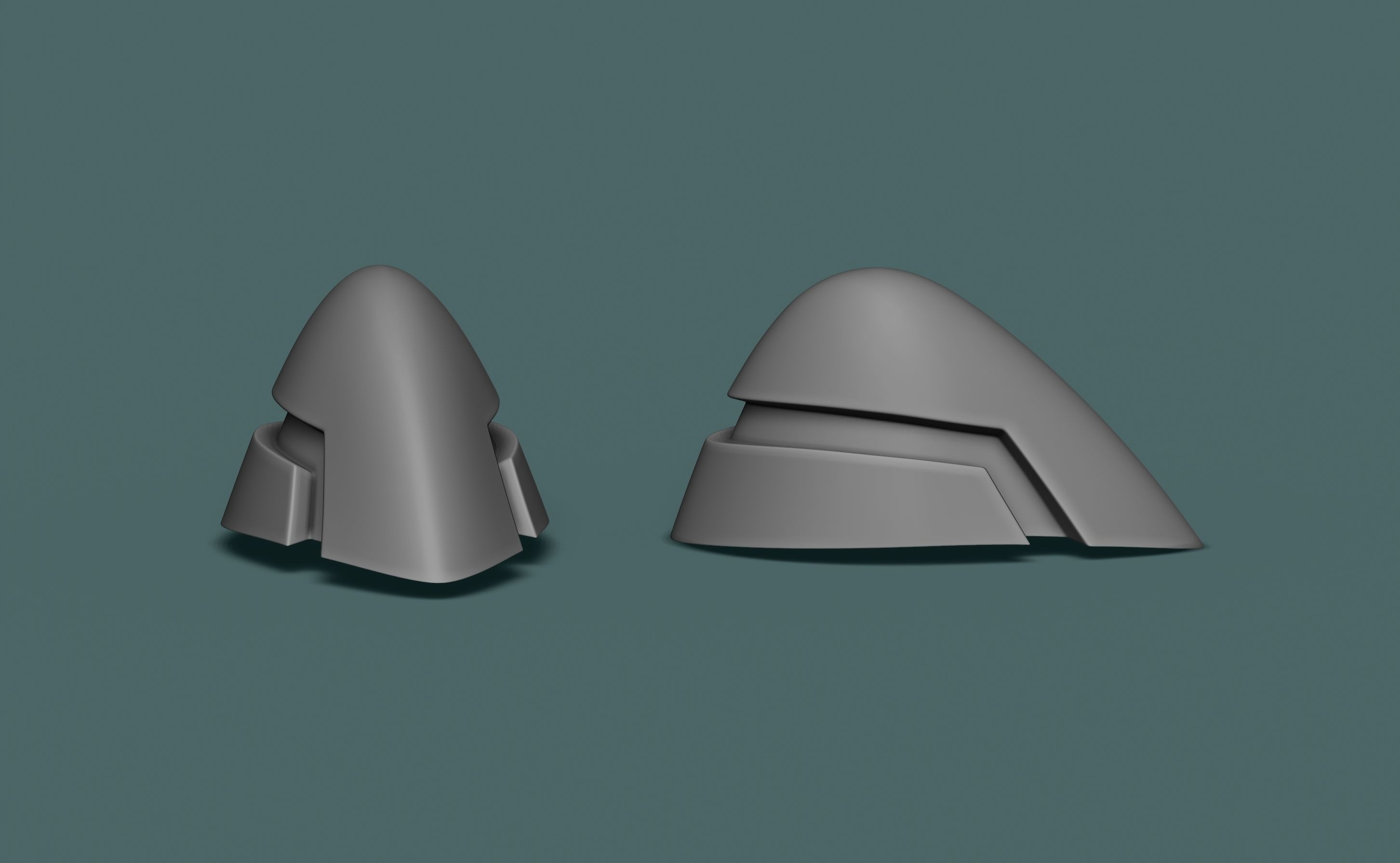 Asuka hair clips 3D print model_4