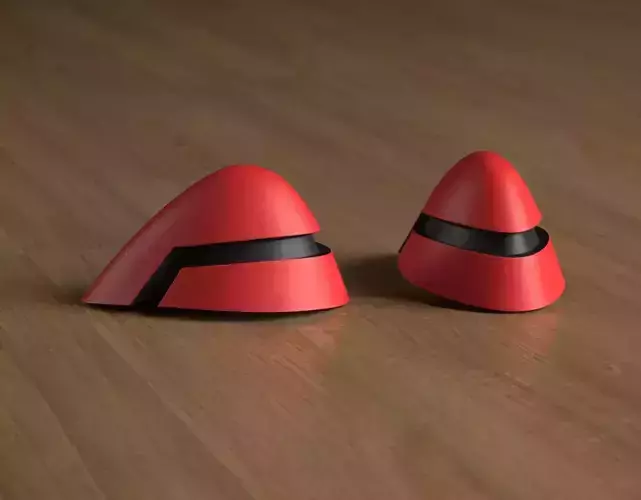 Asuka hair clips 3D print model