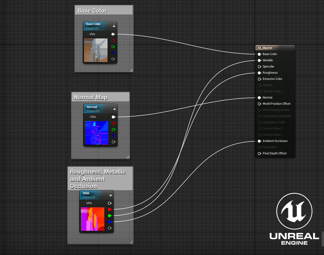 Survival Props Package - Baseball Bat Low-poly 3D model_7