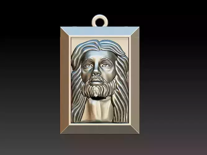 Jesus Christ Pendant Holy Shroud Santo Sudario