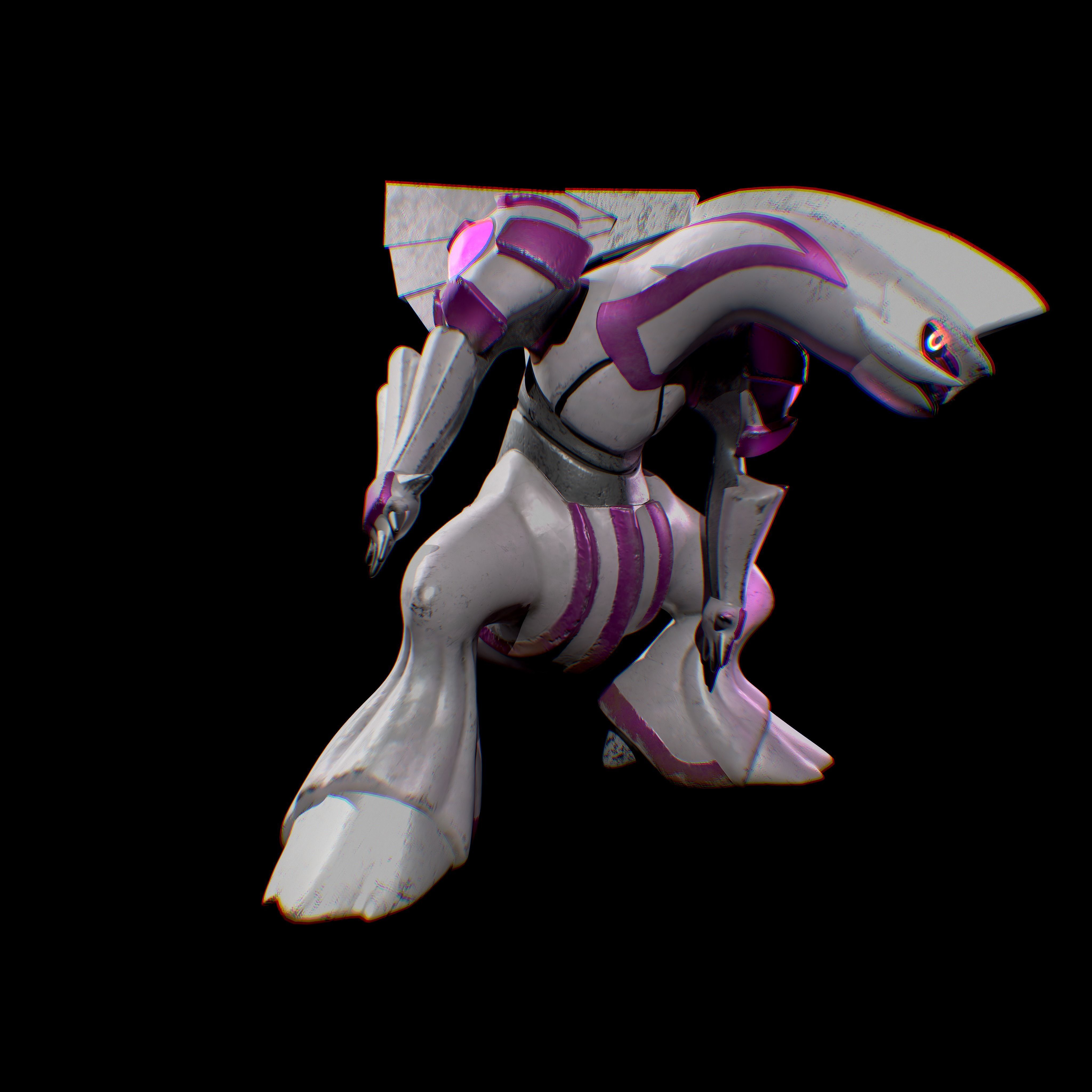 Pokemon Palkia 3D print model_3