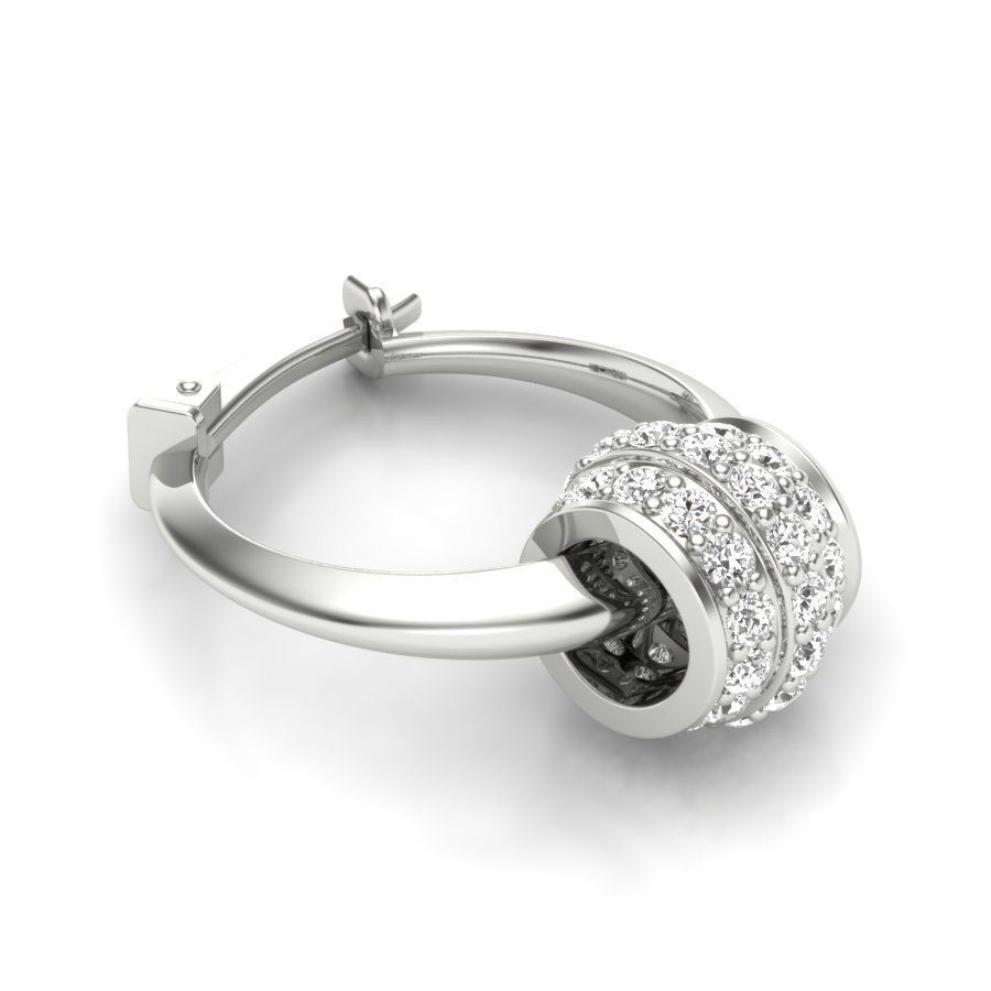 Fancy Earring 3D print model_2