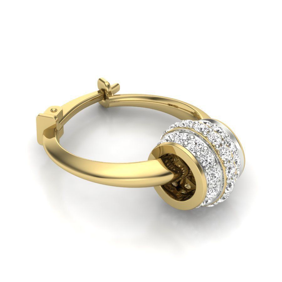 Fancy Earring 3D print model_6