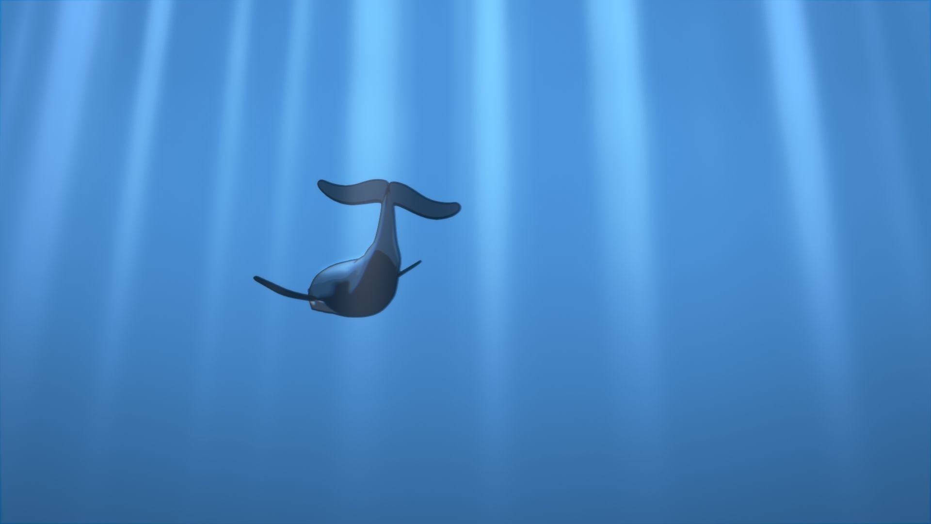 For Anime - Simple Blue Whale 3D model_41