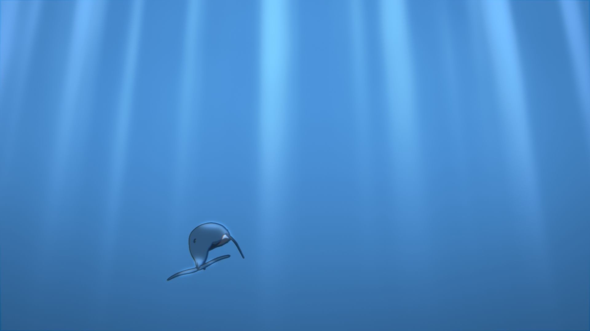 For Anime - Simple Blue Whale 3D model_44