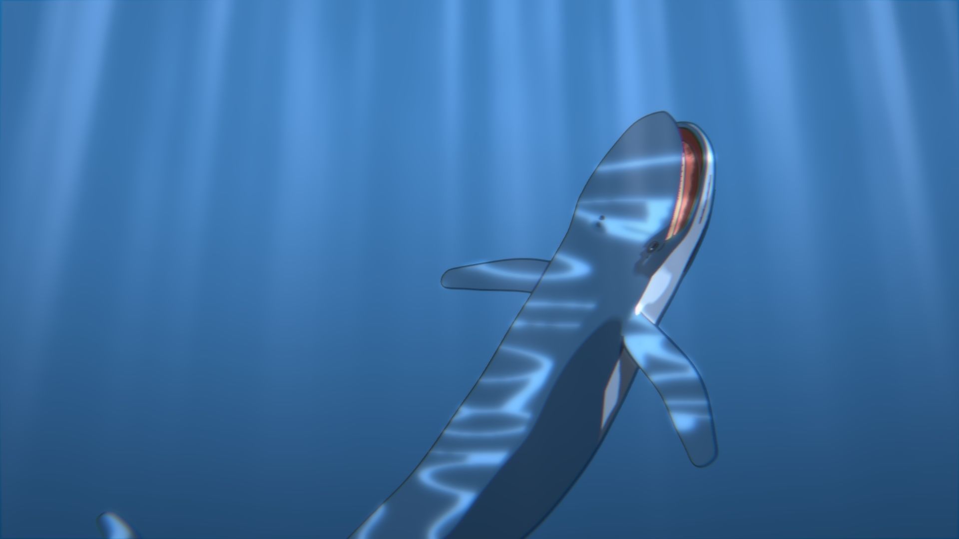 For Anime - Simple Blue Whale 3D model_25