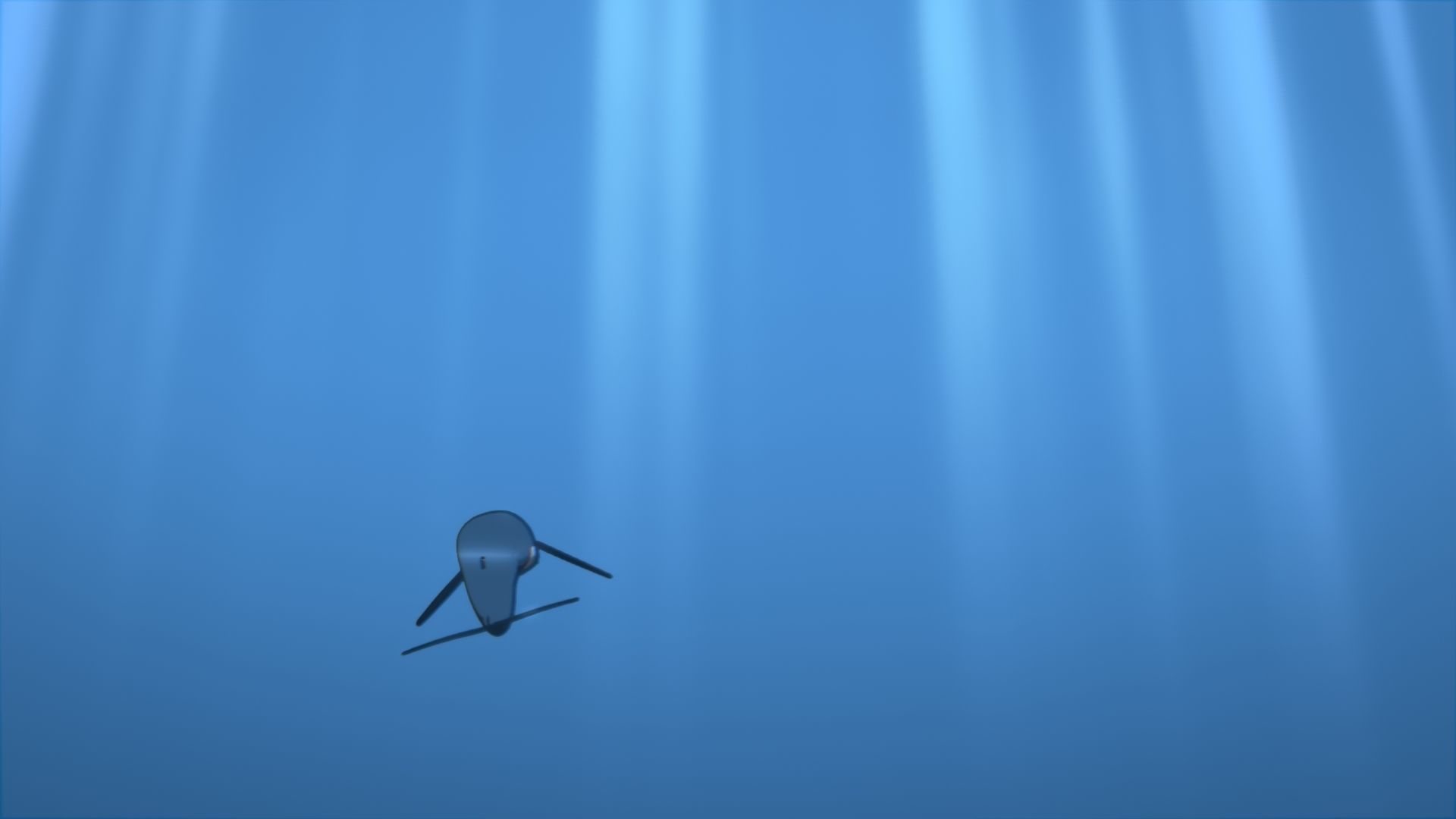 For Anime - Simple Blue Whale 3D model_43
