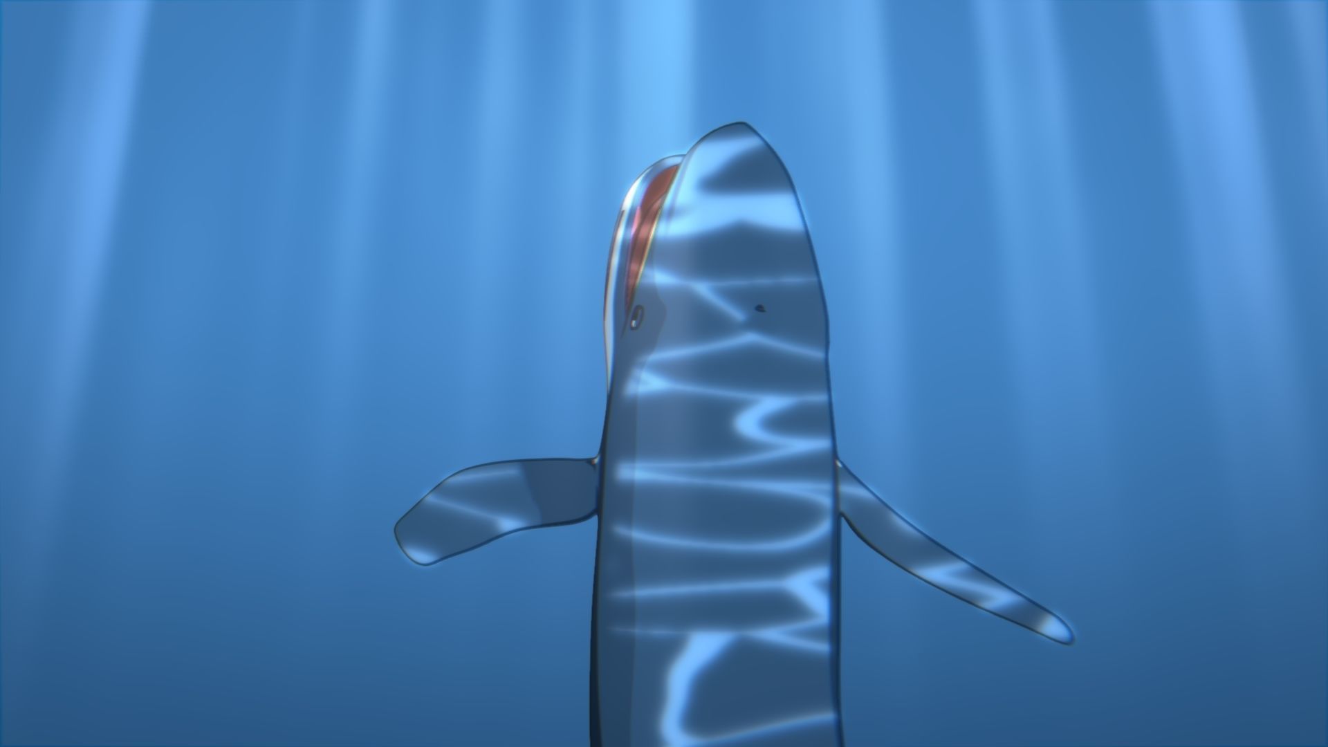 For Anime - Simple Blue Whale 3D model_23
