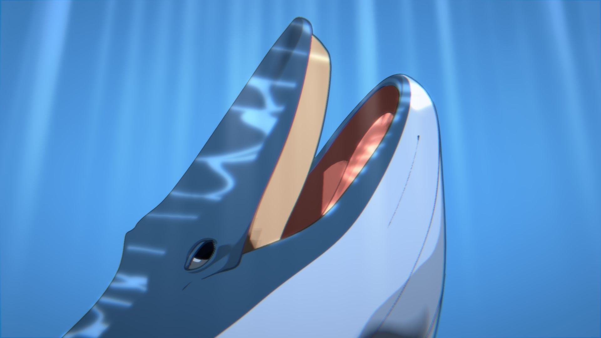 For Anime - Simple Blue Whale 3D model_7