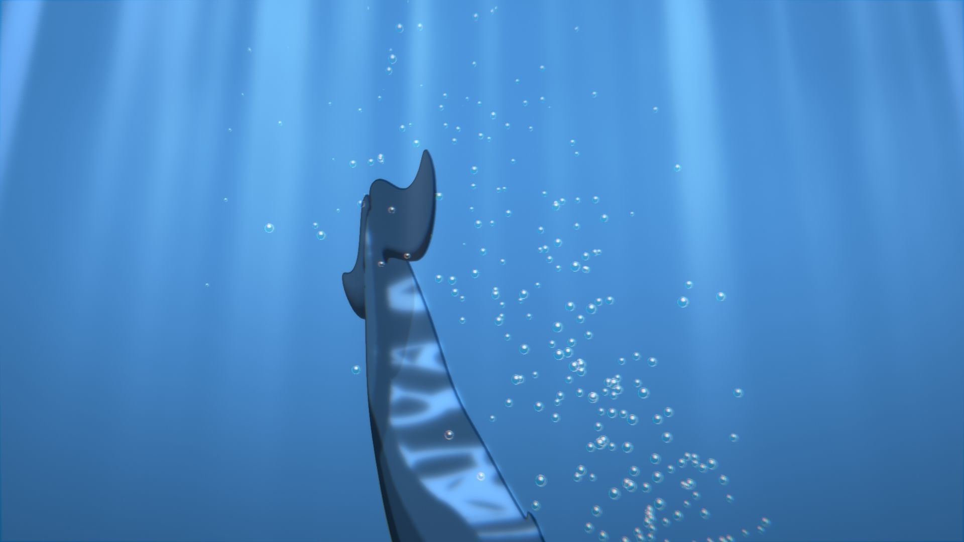 For Anime - Simple Blue Whale 3D model_32