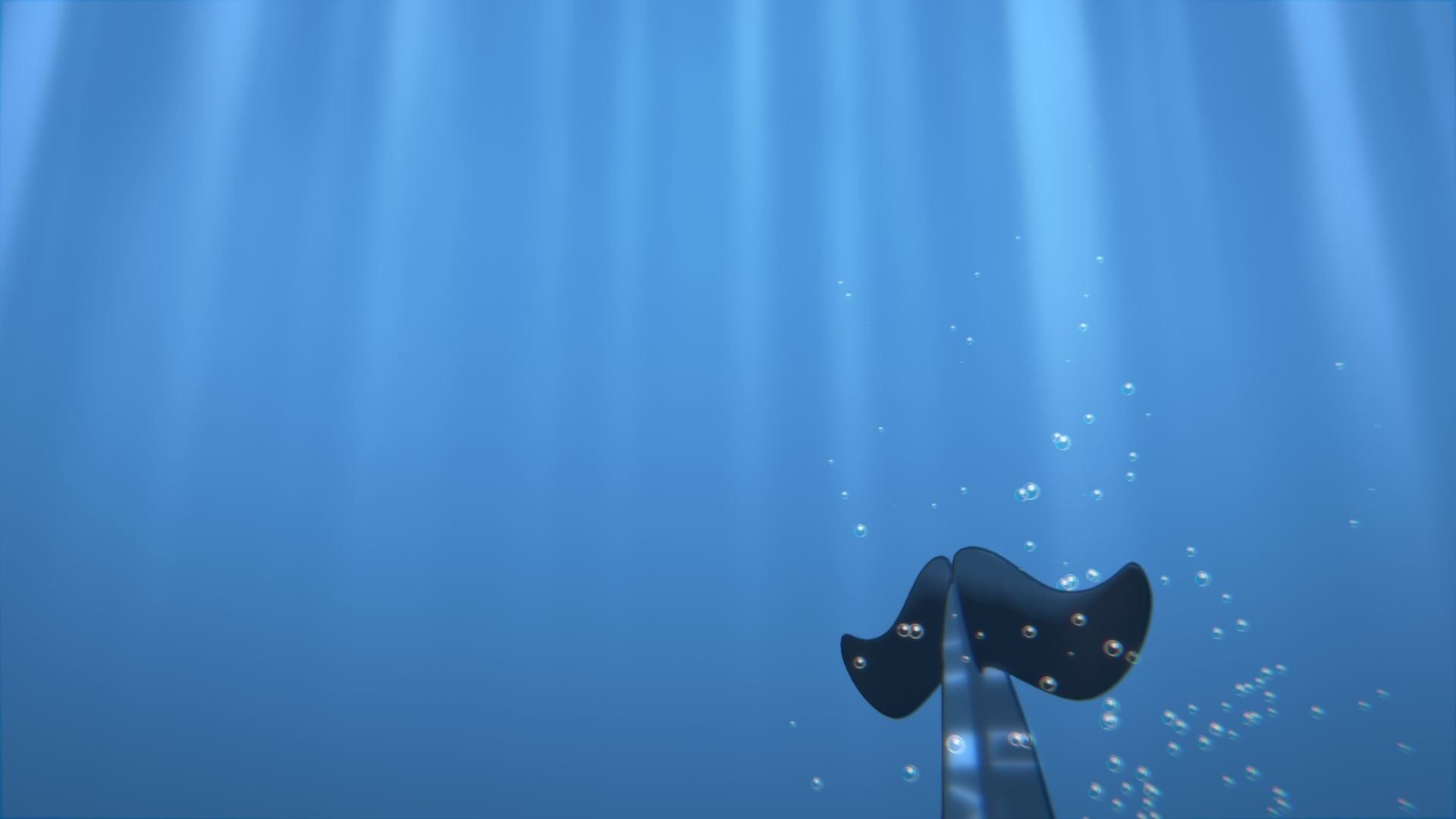 For Anime - Simple Blue Whale 3D model_33