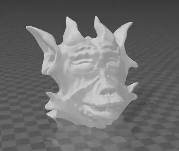 Demon Head 3D print model