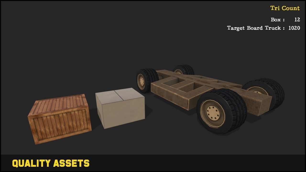 Shooting Target Assets Mega Bundle Low-poly 3D model_8