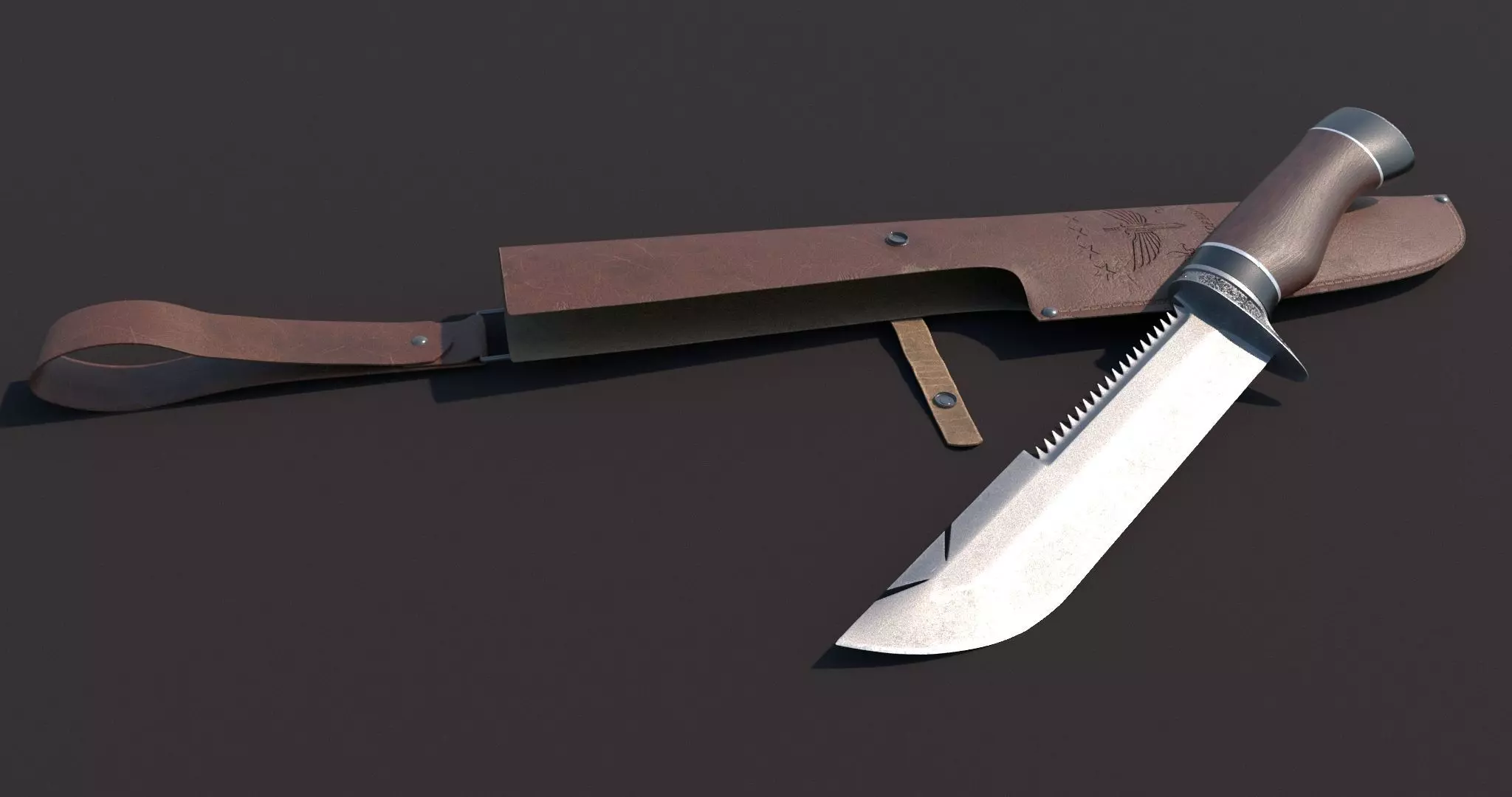 Knife 3D model_0