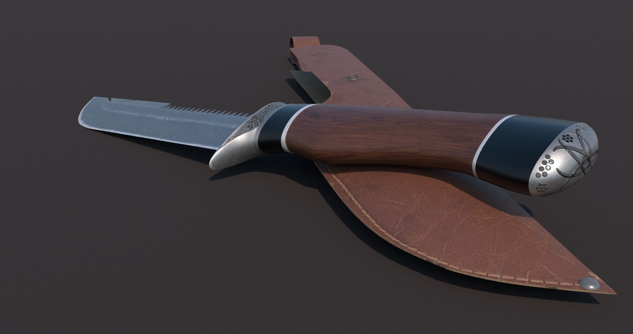 Knife 3D model_5