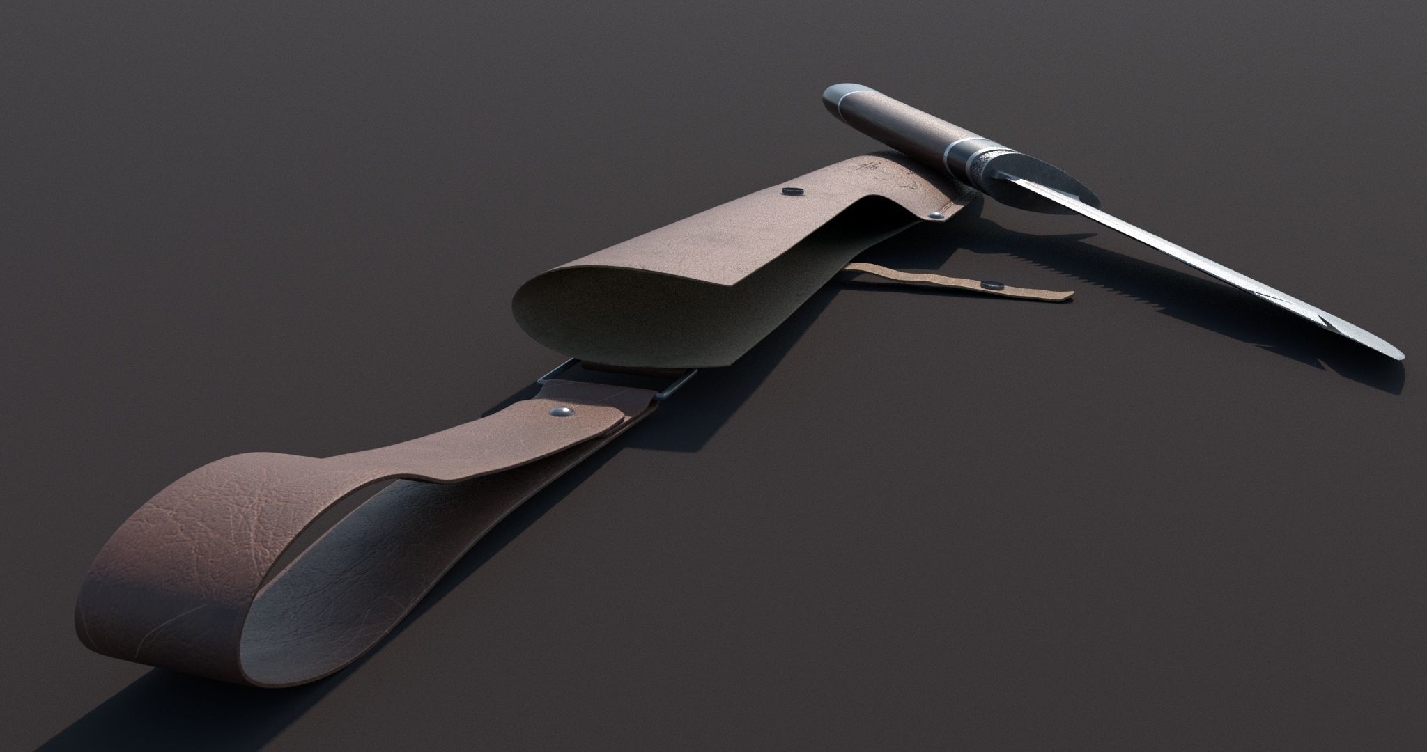 Knife 3D model_3