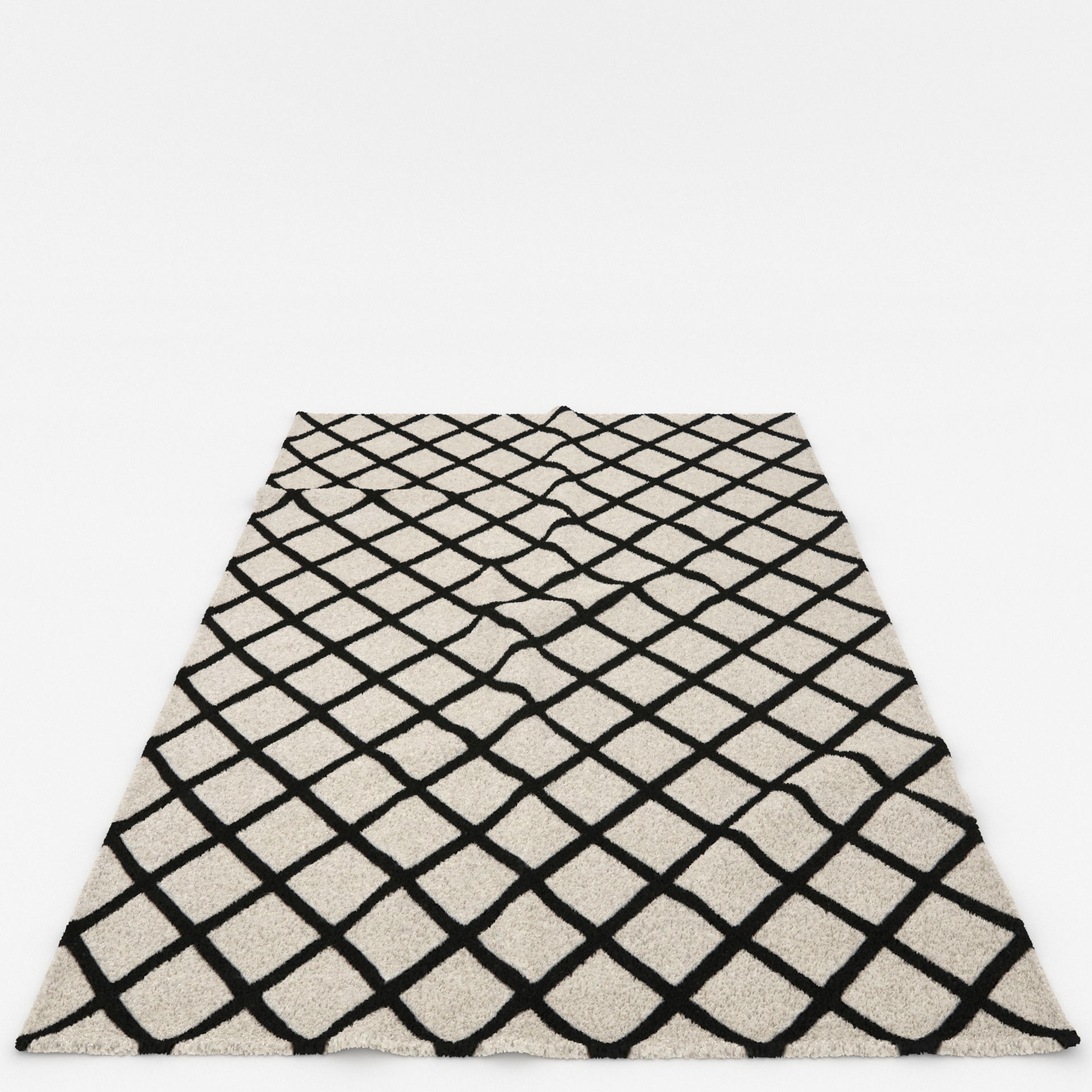 Rugs No 555 Low-poly 3D model_4