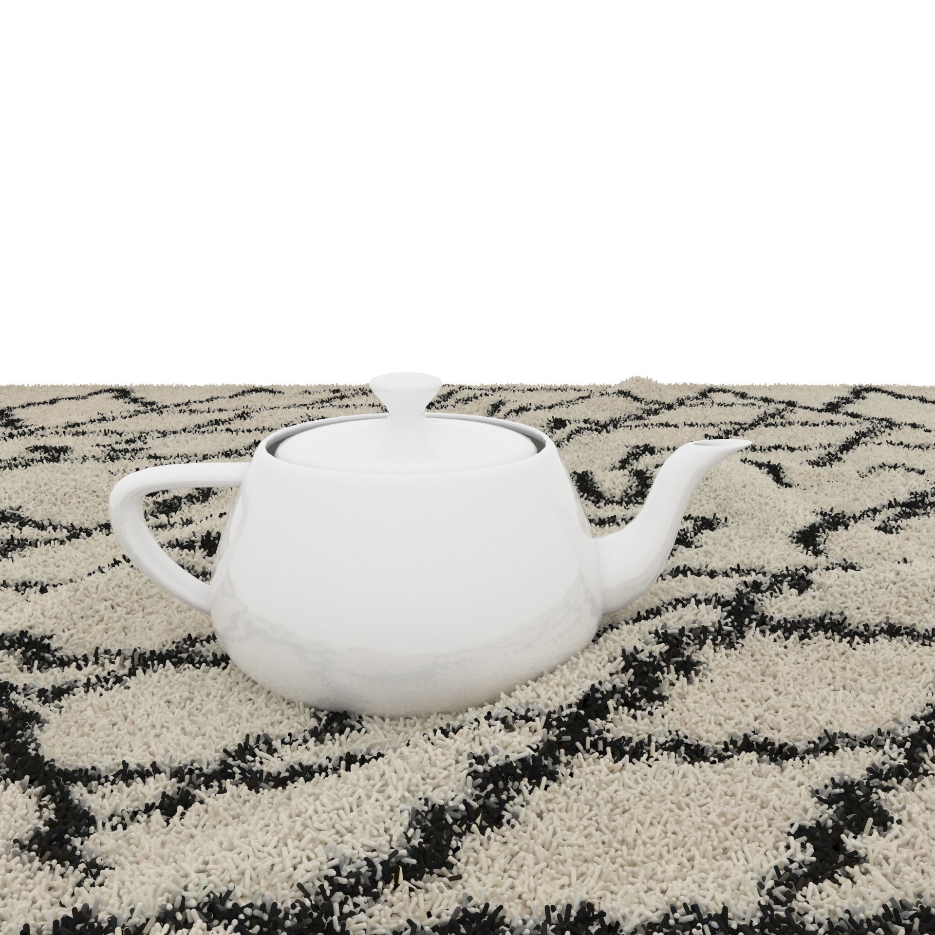 Rugs No 555 Low-poly 3D model_7