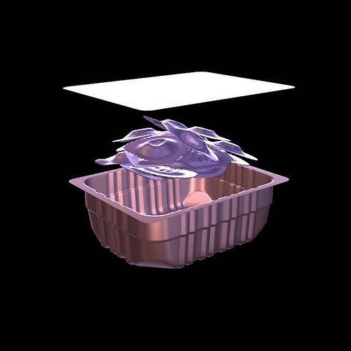 Package Of Ravioli 3D model 7