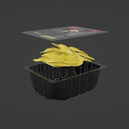 Package Of Ravioli 3D model 6