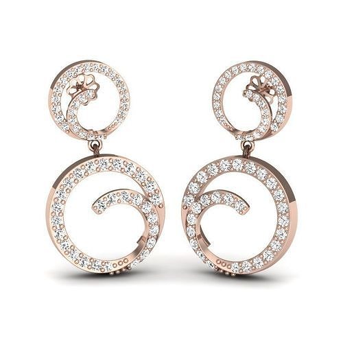 Women Earrings 3D print model