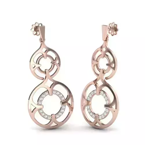 Unique Luxurious Textured Earrings