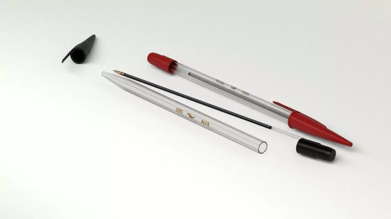 Ballpoint pen 3D model