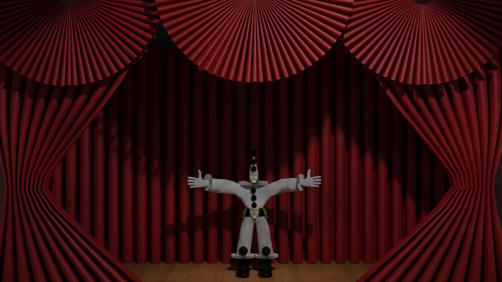 Faceless man 3D model_0