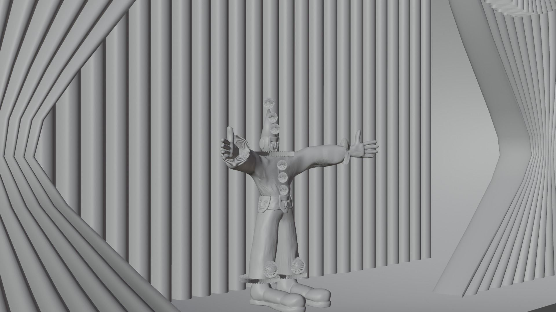 Faceless man 3D model_4