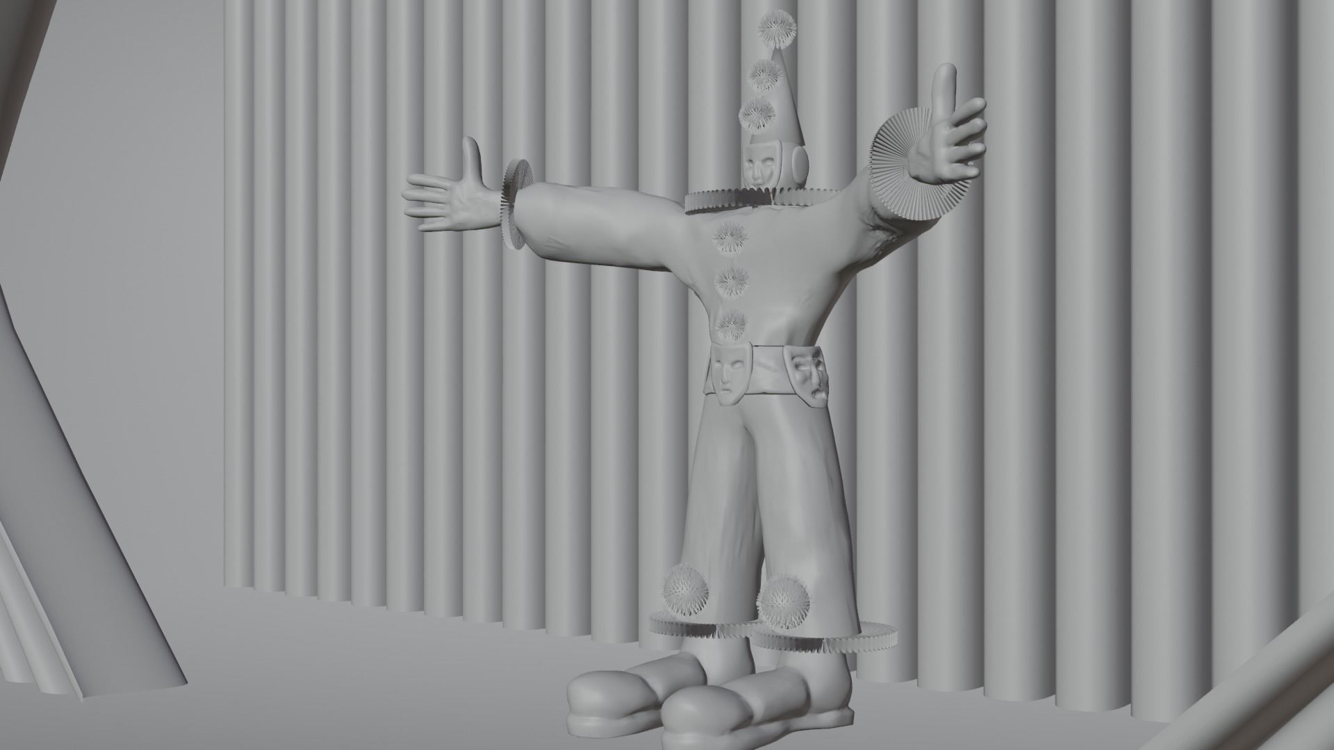 Faceless man 3D model_5